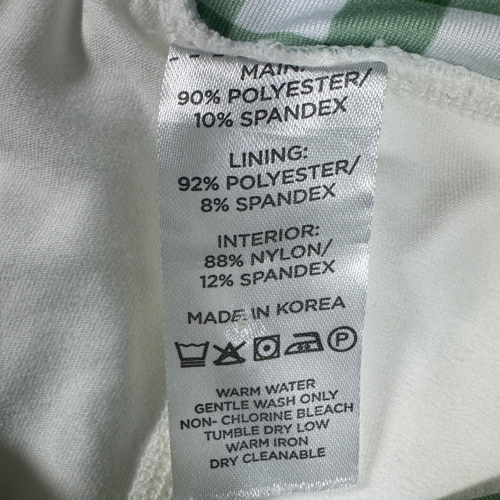 Tuckernuck Trellis Skort Women M Green White Gingham Check Tennis Golf Skirt - Picture 7 of 7
